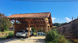 Construction garage bois  Dordogne